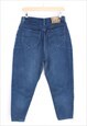 Vintage Lee Mom Jeans  Dark Blue Denim Regular Fit 90s
