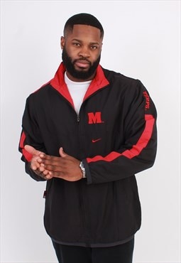 Men's Vintage Nike Maryland Terrapins Fleece Lined Jacket