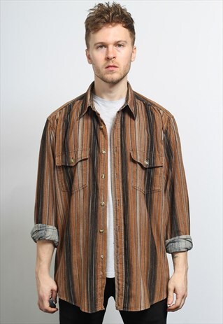 VINTAGE CORDUROY CORD SHIRT