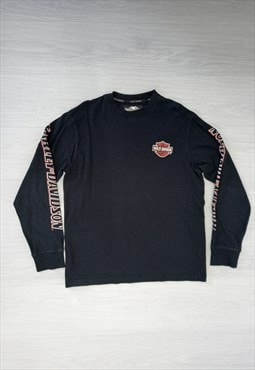 00's Harley-Davidson Long Sleeve Top Black