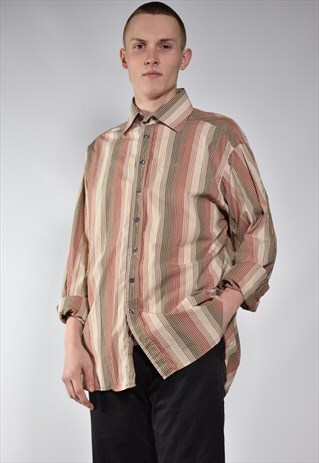 BURBERRY LONDON STRIPED DRESS SHIRT