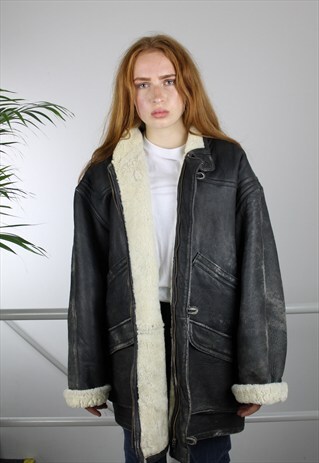 SHEARLING COAT VINTAGE FROM ARGENTINA
