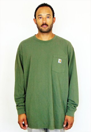 90S CLASSIC SPORTSWEAR GREEN LONG SLEEVE TEE XXL