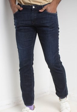 Vintage Hugo Boss Skinny Fit Jeans Blue W38 L32