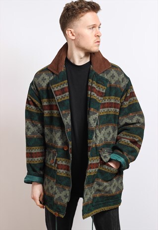 VINTAGE AZTEC FESTIVAL JACKET