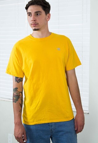 VINTAGE CHAMPION T-SHIRT LOGO 90S L 6.7
