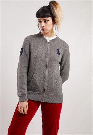 VINTAGE RALPH LAUREN ZIP-UP JUMPER
