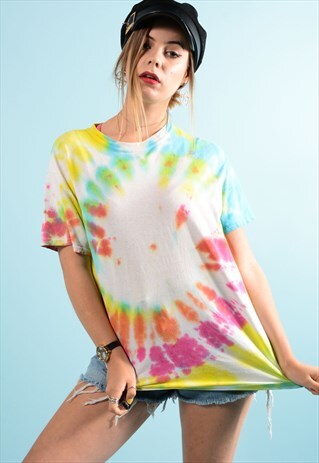 VINTAGE TIE DYE FESTIVAL TEE SHIRT