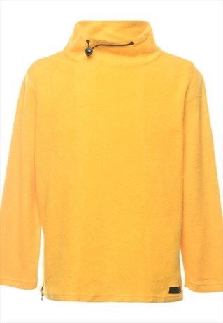 BEYOND RETRO VINTAGE DOCKERS YELLOW FLEECE - M