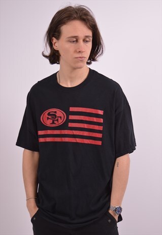 VINTAGE LEVI'S SF T-SHIRT TOP BLACK