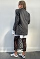 CHRISTIAN DIOR BLAZER VINTAGE 90S WOOL GREY SUIT JACKET L