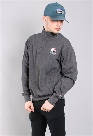 VINTAGE CHAMPION 1/4 ZIP SWEATSHIRT