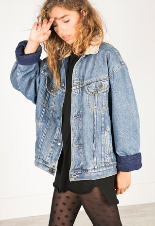 VINTAGE 80S LEE WINTER BLANKET JACKET / R2100R034