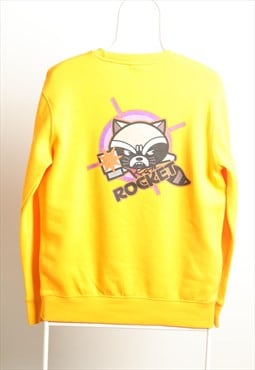 Henus Edwin x Marvel Vintage Crewneck Sweatshirt Yellow