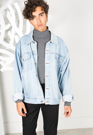 VINTAGE 80'S WRANGLER DENIM JACKET / S0021
