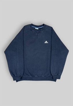 Vintage Adidas Oversized Sweatshirt in Black