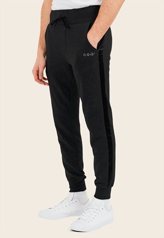 BLACK TRACKSUIT BOTTOMS
