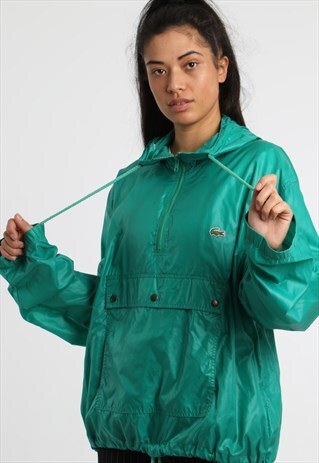 90S LACOSTE LIGHTWEIGHT 1/4 ZIP JACKET