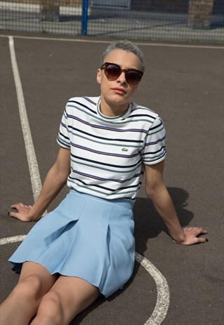90S VINTAGE SKY BLUE ADIDAS TENNIS SKIRT
