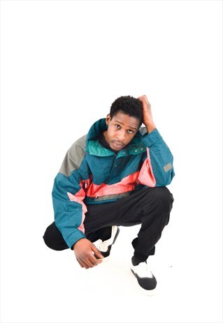 VINTAGE 90S PULLOVER WINDBREAKER