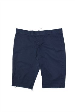 DICKIES Workwear Cut Off 774 Chino Shorts Blue Mens 2XL W42
