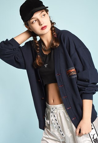 90'S RETRO OVERSIZED ATHLEISURE SPORTS SWEATSHIRT JUMPER