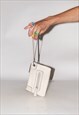 VINTAGE Y2K CLASSY PARTY WRISTLET CLUTCH IN OFF WHITE