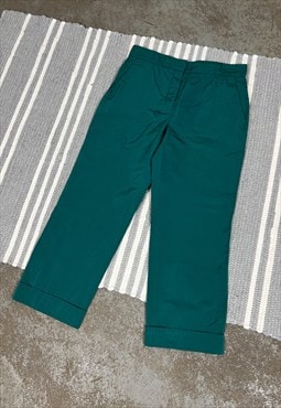 Jil Sander Green Dress Pants Trousers