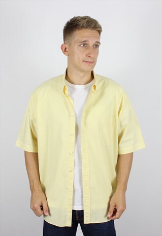 VINTAGE YVES SAINT LAURENT SHIRT MENS T-SHIRT TOP