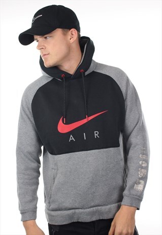 VINTAGE NIKE AIR BIG LOGO HOODIE SWEATSHIRT