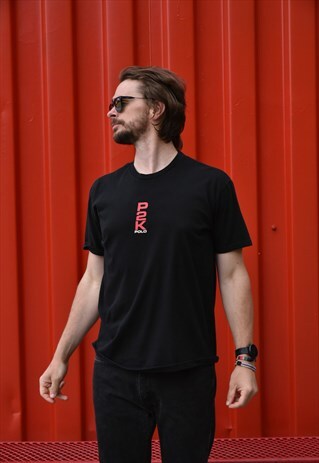 VINTAGE 90'S POLO SPORT RALPH LAUREN MENS BLACK T-SHIRT