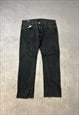 VINTAGE LEVI'S 501 JEANS ORIGINAL REGULAR FIT W38 X L32