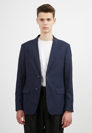 VINTAGE NAVY BLAZER JACKET