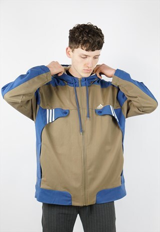 VINTAGE ADIDAS PATTERNED SPORTS JACKET