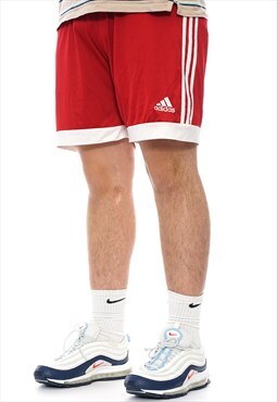 Vintage Adidas Red Logo Sports Shorts Mens