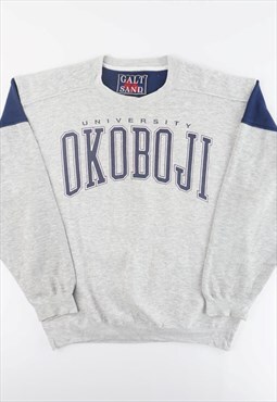 Vintage 90s Galt Sand Okoboji University Sweatshirt - Grey S