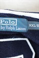 POLO BY RALPH LAUREN HOODIE BLUE LOGO SWEATSHIRT JUMPER TOP