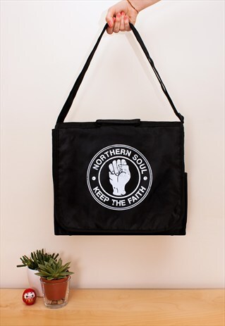NORTHERN SOUL: KEEP THE FAITH RECORD BAG MESSENGER SHOULDER