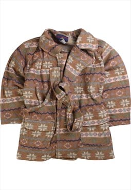 Vintage 90's Great Gear Fleece Jumper Robe Khaki