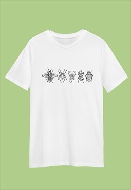 Bugs graphic print White T-shirt