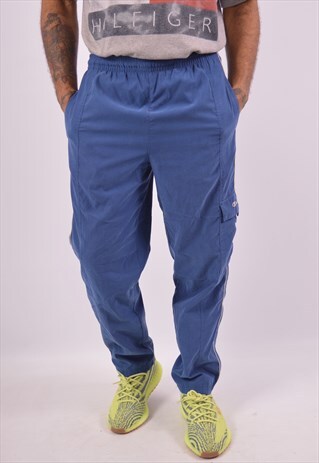 VINTAGE CHAMPION TRACKSUIT TROUSERS BLUE