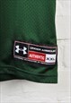 VINTAGE UNDER ARMOUR AMERICAN FOOTBALL JERSEY GREEN XXL