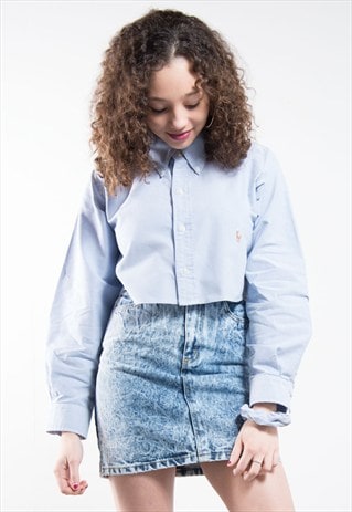 RALPH LAUREN CROPPED SHIRT