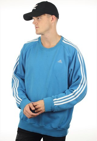 VINTAGE ADIDAS SMALL LOGO SWEATSHIRT JUMPER