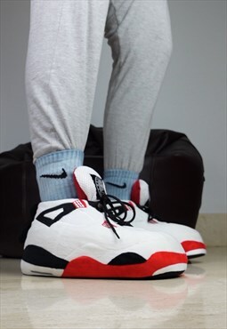 35-43 EU AJ 4 Sneakers Slippers Version Blue
