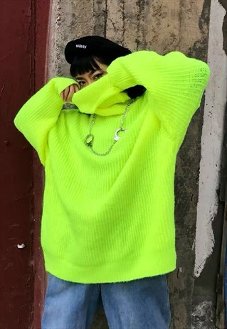 TURTLENECK OVERSIZED WINTER SWEATER