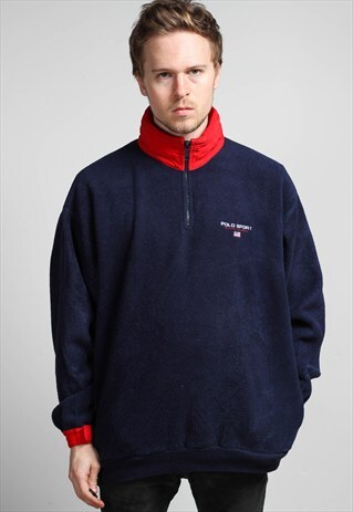 VINTAGE RALPH LAUREN POLO SPORT HALF ZIP JUMPER