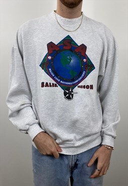 Vintage 1997 American college grey sweatshirt