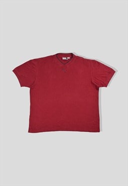 Vintage 90s Puma Embroidered Logo T-Shirt in Red