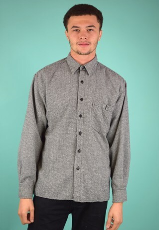 VINTAGE 90'S MINI HOUNDSTOOTH SHIRT